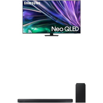 Samsung Smart TV, Neo QLED 4K, QN85D, 85 Inch, 2024, NQ4 AI Gen2 Processor, 4K AI Upscaling, QA85QN85DBUXZN With 3.1.2CH Wireless Soundbar HW-Q600C/ZN