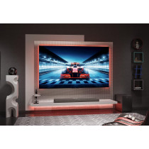 TCL 65 Inch TV 4K Ultra HD QLED Smart TV, 65C745 (2023 Model) + Free Breeva A5 Air Purifier White