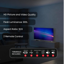 Nobel 100 Inch Diamond UHD VIDAA 4K Smart TV With VIDAA Voice Dolby Vision Bluetooth And WiFi UHD100VID