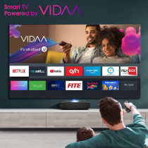 Hisense 100 inch 100L5 UHD SMART LASER TV, Black