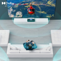 Hisense 100 inch 100L5 UHD SMART LASER TV, Black