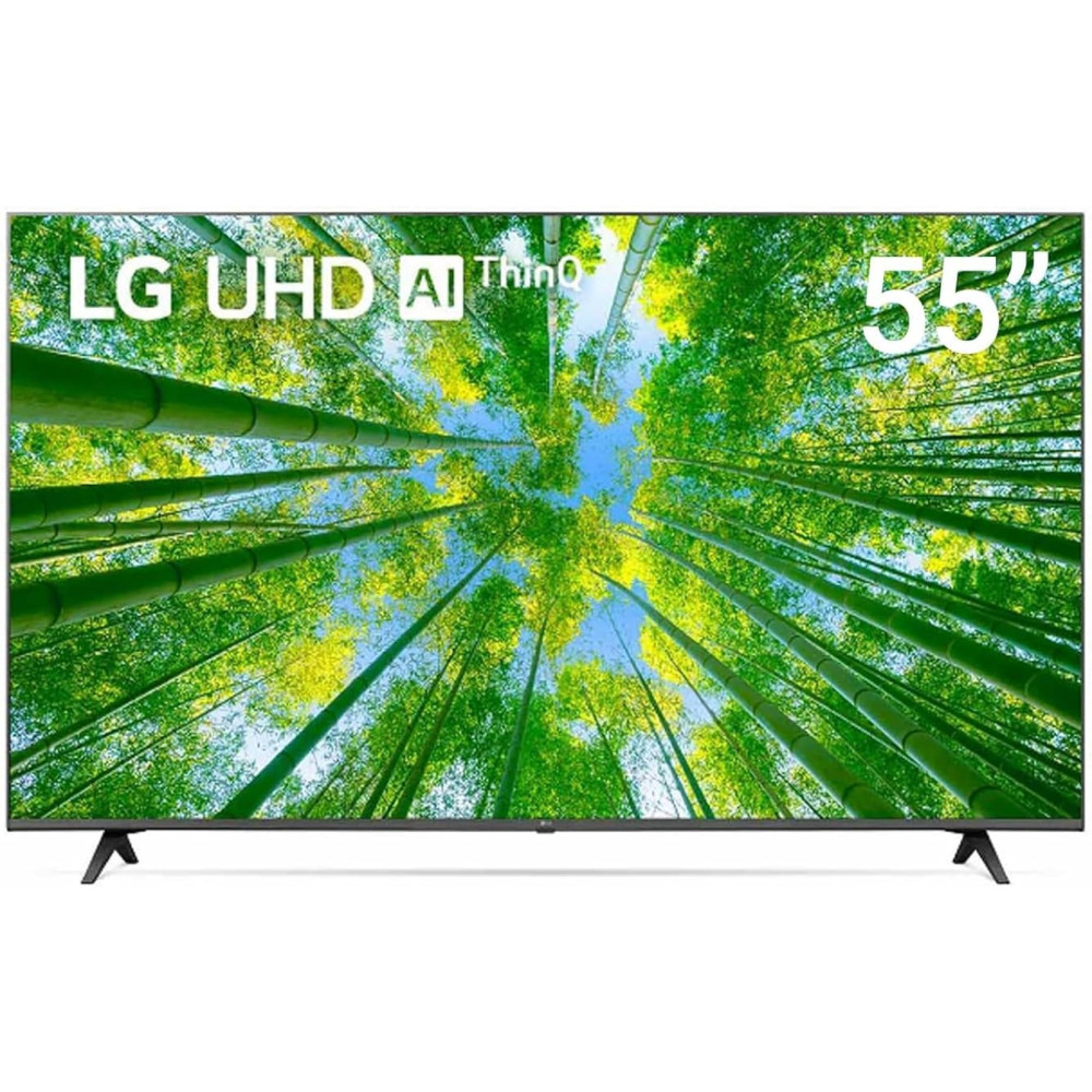 LG UHD 4K TV 55 Inch UQ8000 Series, Cinema Screen Design 4K Active HDR WebOS Smart AI ThinQ, Black, 55UQ80006LD-AMAE, Smart TV