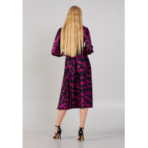 Mid-Length Midi Satin Column Regular Casual Dress