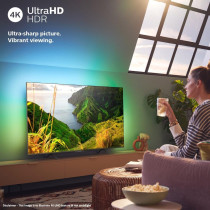 Philips 50Inch 4K Smart Google TV 7100 Series 50PUT7129/56, Dolby Vision/HDR 10/HLG, HDMI 2.1, Google Voice Assistant, Youtube, Netflix, Shahid