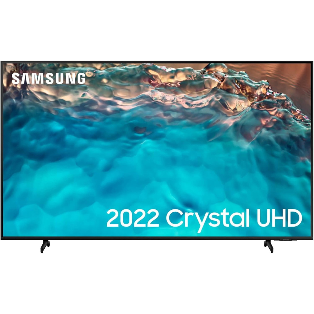 SAMSUNG 65 Inch BU8000 UHD Crystal 4K Smart TV Airslim Design With Alexa and Smart TV Streaming Built In, Object Tracking Sound, Contrast Enhancer, Boundless Screen and Adjustable Stand