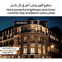 Samsung Smart TV, OLED, S95D, 65 Inch, 2024, NQ4 AI Gen2 Processor, OLED Glare free, OLED HDR Pro, Samsung TV Plus, Graphite Black, QA65S95DAUXZN