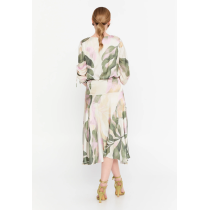 Mid-Length Midi Satin Column Regular Casual Dress