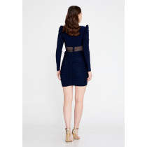 Long Sleeve Mini Lycra Bodycon Regular Evening Dress