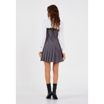 Long Sleeve Mini Polyester Column Regular Casual Dress