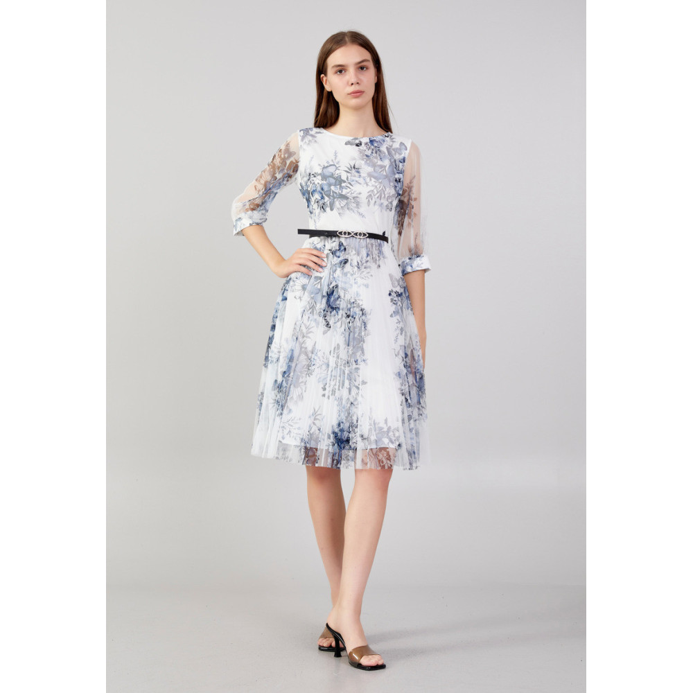 Mid-Length Midi Tulle Column Regular Casual Dress