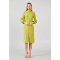 Long Sleeve Midi Viscose...