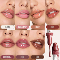Huda Beauty Faux Filler Extra Shine Lip Gloss, Sugar Baby, 3.9Ml