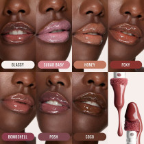 Huda Beauty Faux Filler Extra Shine Lip Gloss, Sugar Baby, 3.9Ml