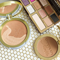 Too Faced Chocolate Soleil Bronzer - Buildable Powder Matte Finish, Milk Chocolate