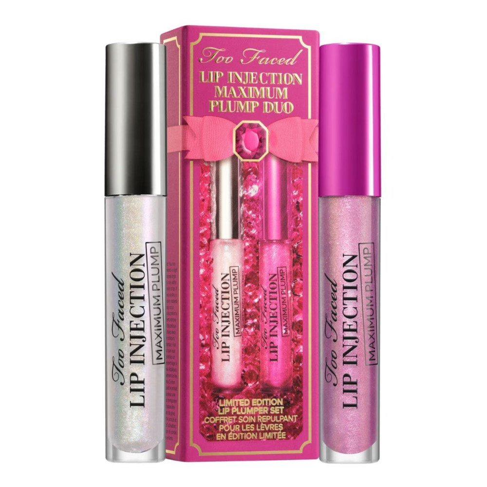 Too Faced Lip Injection Maximum Plump Lip Gloss Duo, Set