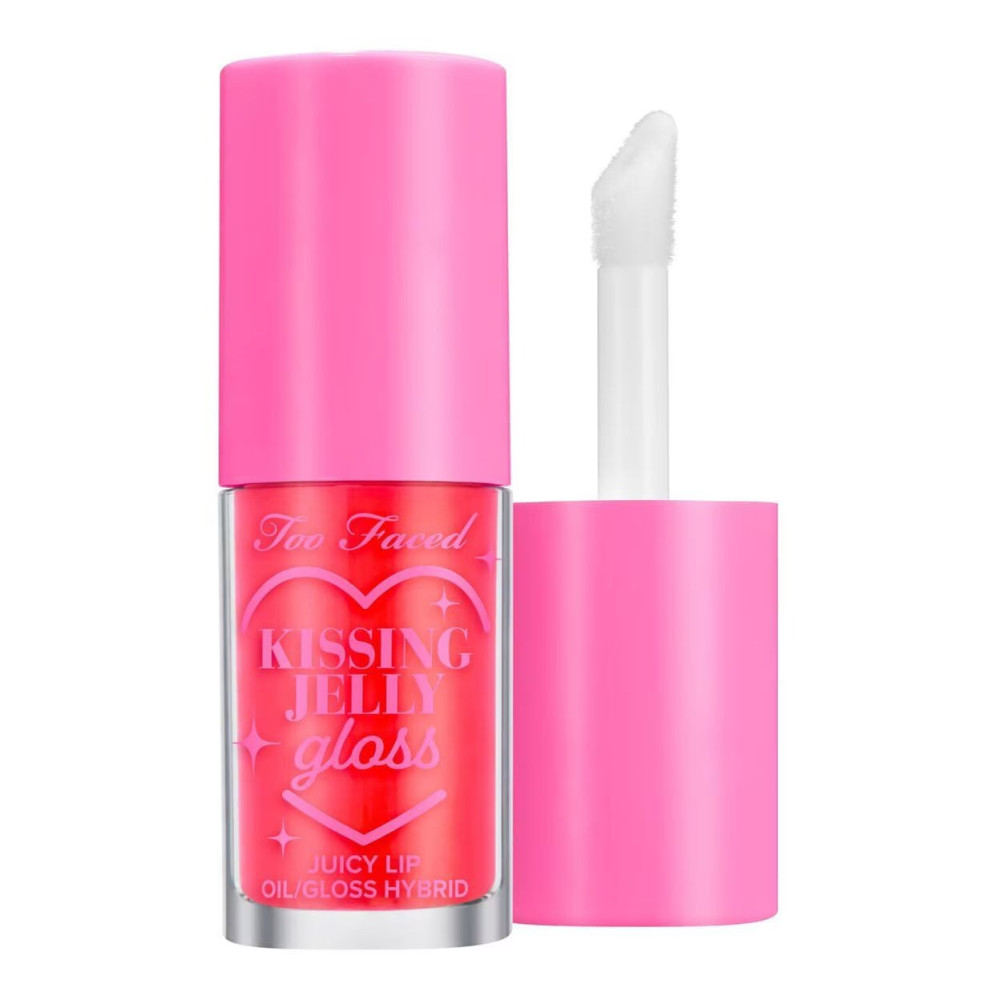 Too Faced Kissing Jelly Lip Oil Gloss - Juicy Lip Oil/Gloss Hybrid, Sour Watermelon