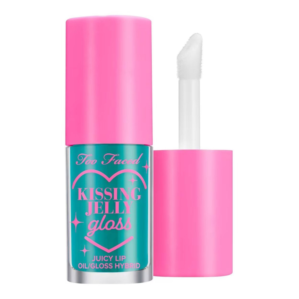 Too Faced Kissing Jelly Lip Oil Gloss - Juicy Lip Oil/Gloss Hybrid, Pina Colada