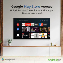 Star Track 50 Inch Smart TV Android 14, Full HD, Netflix, YouTube, Miracast, Bezel Less, Satellite Receiver