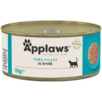 Applaws 156g x 12 pcs Tuna Fillet Adult Wet Cat Food Tin