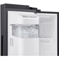 Samsung 640 Liters Side By Side Refrigerator, GreyBlack Rs64R5331B4