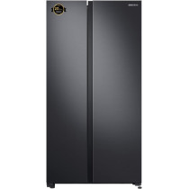 Samsung 680 Liters, Side By Side Refrigerator, RS62R5001B4/AE, Gentle Black Matt, SpaceMax Technology