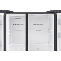 Samsung 680 Liters, Side By Side Refrigerator, RS62R5001B4/AE, Gentle Black Matt, SpaceMax Technology