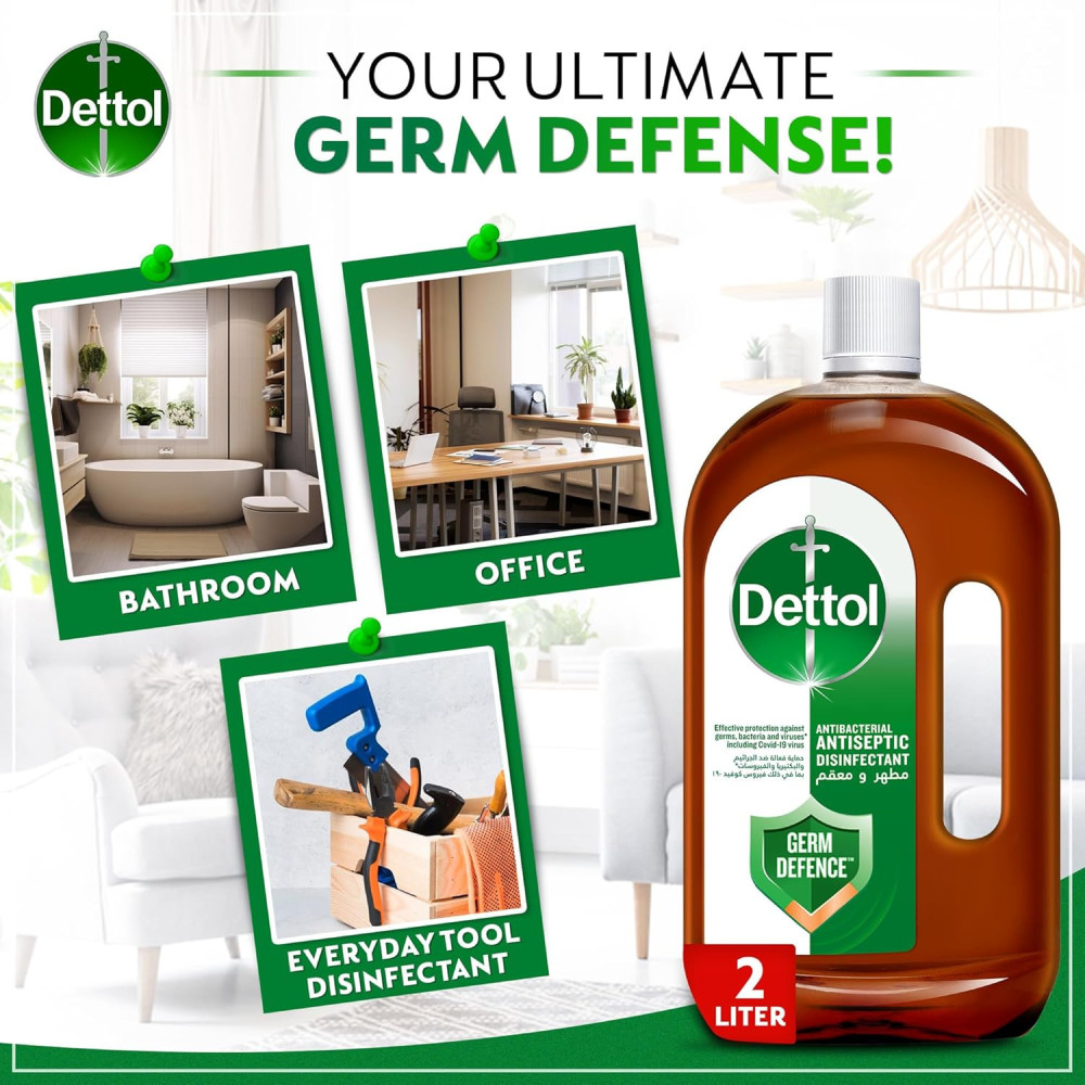Dettol Anti Bacterial Antiseptic Disinfectant 2Liters