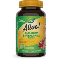 Alive Calcium + D3 Gummies 60S
