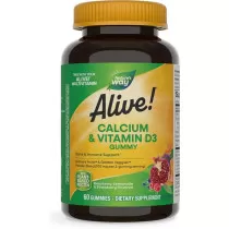 Alive Calcium + D3 Gummies 60S