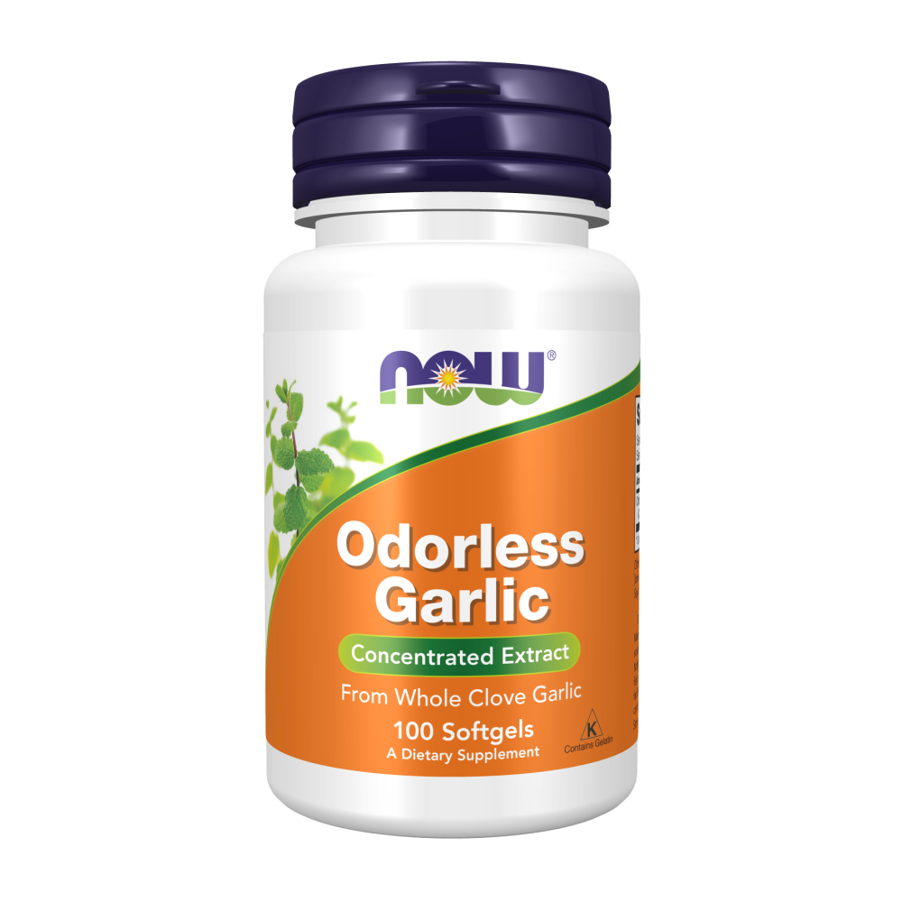 Now Odorless Garlic 100 Softgels