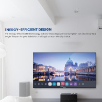 STAR TRACK LED Smart TV 75 inch, Powered by WebOS, 4K UHD, T2S2, Wifi, Netflix, YouTube, Prime Video, HDMI, USB With Model 2025