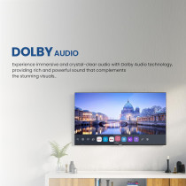 STAR TRACK LED Smart TV 75 inch, Powered by WebOS, 4K UHD, T2S2, Wifi, Netflix, YouTube, Prime Video, HDMI, USB With Model 2025