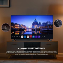STAR TRACK LED Smart TV 75 inch, Powered by WebOS, 4K UHD, T2S2, Wifi, Netflix, YouTube, Prime Video, HDMI, USB With Model 2025