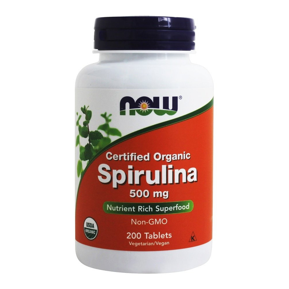 Now Spirulina 500Mg 200S