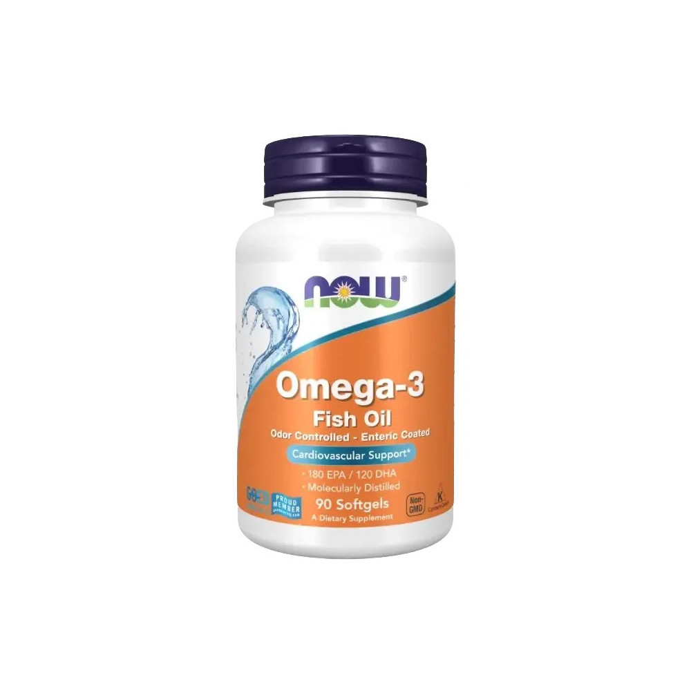Now Omega-3 Enteric Coated Softgels 90's