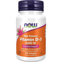 Now Vitamin D3 2000Iu Softgels 120S