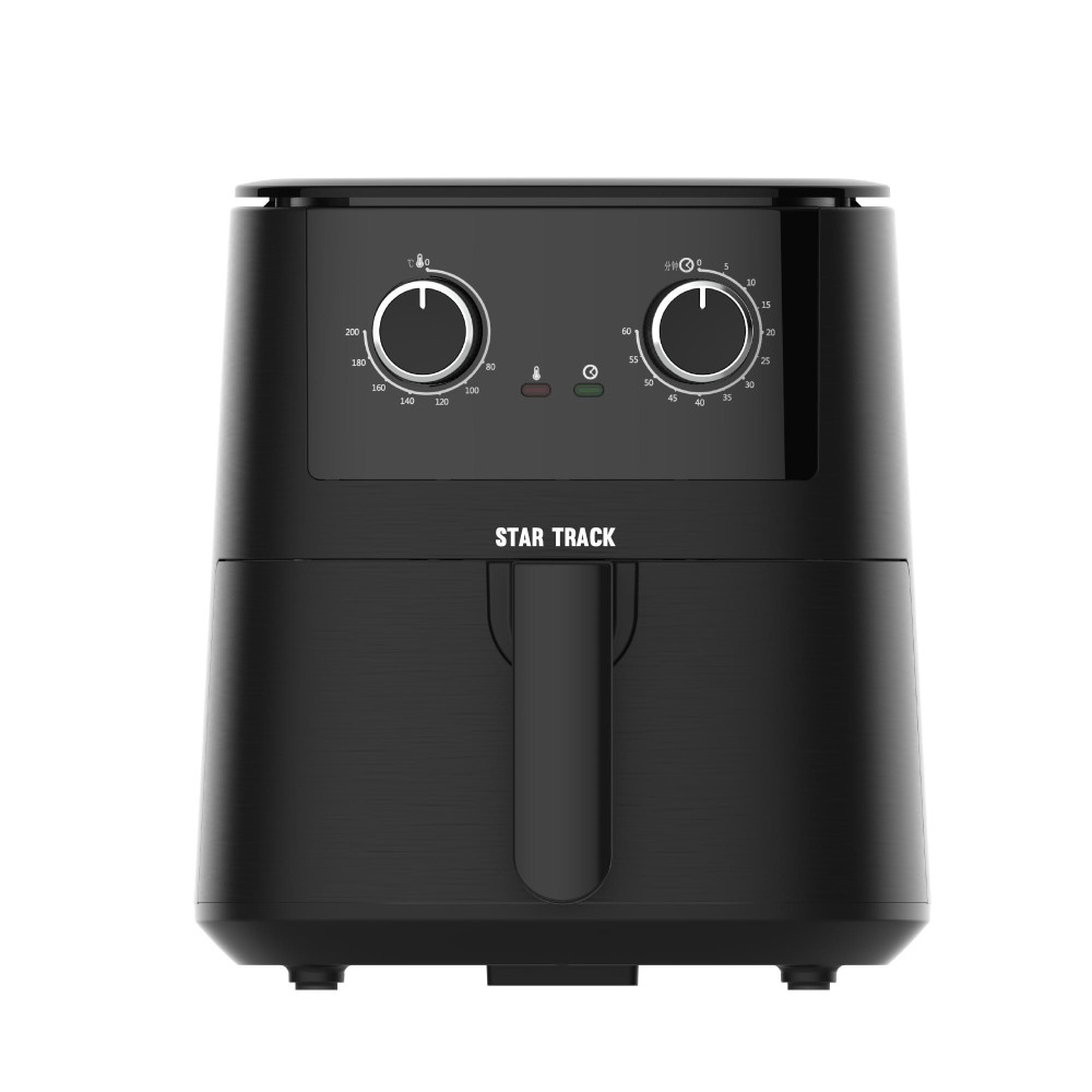 STAR TRACK 4.2L Air Fryer 1400W Comes with 11 Blades, Removes Oil and Fat, Elegant Design, Black Color