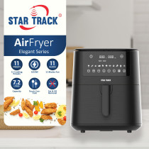 STAR TRACK 7.2L Air Fryer, 11 Blades Fan, 1650W, Touch Control Function, 11 Cooking Preset, Elegant Design