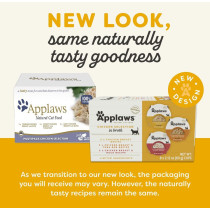 Applaws Chicken Selection in Broth Adult Wet Cat Food 8 x 60g Pot