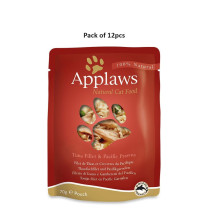 Applaws 70g Tuna and Prawn Adult Wet Cat Food Pouch