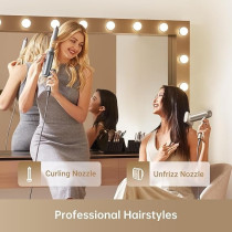 Dreame Pocket Foldable Traveller Hair Dryer With Pouch (Gold Color) - Ahd51-Gold