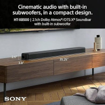 Sony HTX8500 2.1ch Dolby Atmos/DTS:X Soundbar With Built-In Subwoofer, Black