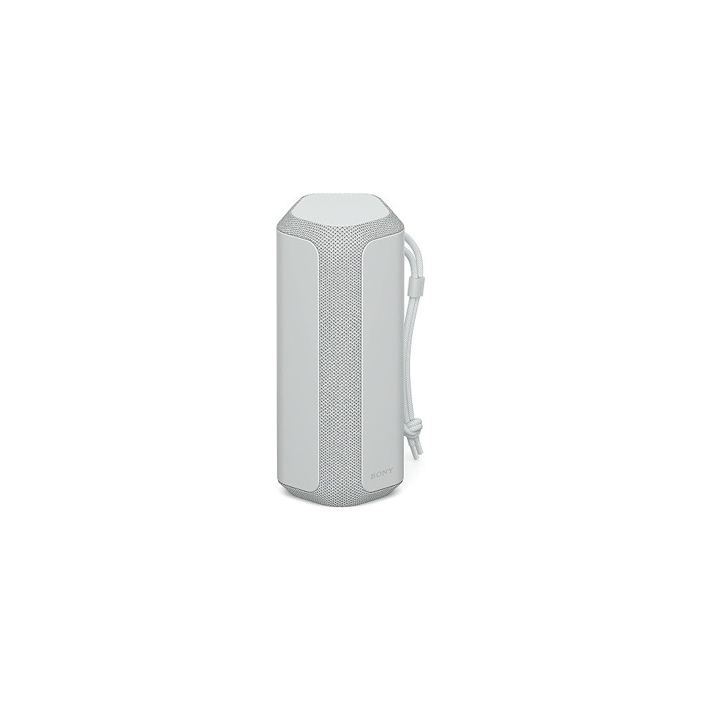 Sony SRS-XE200 Portable Wireless Bluetooth Speaker With Wide Sound And Strap, Light Grey