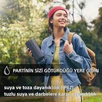 Sony SRS-XE200 Portable Wireless Bluetooth Speaker With Wide Sound And Strap, Light Grey