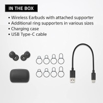 Sony Link Buds Truly Wireless Headphones, Dark Grey