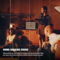 Marshall Woburn III 120W Premium Home Wireless Speaker With Bluetooth 5.2 And Multiple Inputs, Enjoy Signature Marshall Sound (Cream)