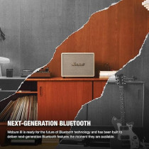 Marshall Woburn III 120W Premium Home Wireless Speaker With Bluetooth 5.2 And Multiple Inputs, Enjoy Signature Marshall Sound (Cream)