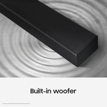 Samsung 2.0 ch (HW-T400/XL) Soundbar With Built-In Subwoofer, Dolby 2Ch, NFC, USB Music Playback, Bluetooth Enabled, Black
