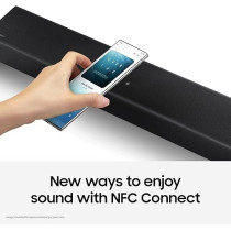Samsung 2.0 ch (HW-T400/XL) Soundbar With Built-In Subwoofer, Dolby 2Ch, NFC, USB Music Playback, Bluetooth Enabled, Black
