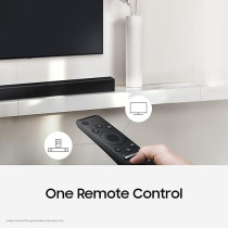 Samsung 2.0 ch (HW-T400/XL) Soundbar With Built-In Subwoofer, Dolby 2Ch, NFC, USB Music Playback, Bluetooth Enabled, Black